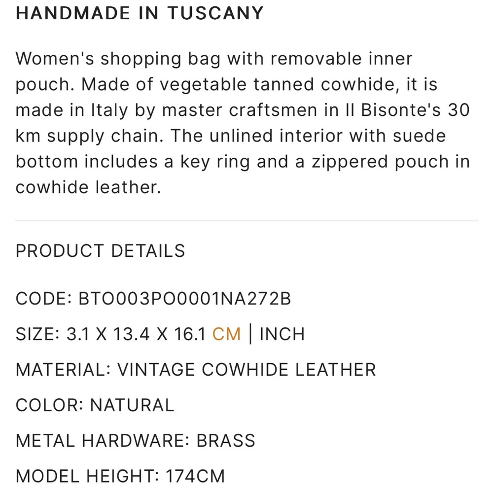 Il Bisonte Talamone Tote Bag - Picture 11 of 11